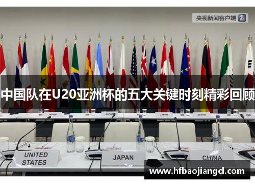 中国队在U20亚洲杯的五大关键时刻精彩回顾